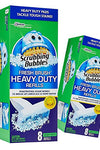 (2 Pack) Scrubbing Bubbles, Fresh Brush HEAVY DUTY Refills, 8 ct. ea.