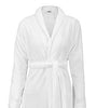 Simplicity Men/Women Luxurious Plush Kimono Bathrobe - White