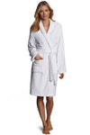 Hotel Spa Textured Plush Robe, Optic White