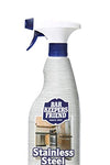 Bar Keepers Friend Stainless Steel Cleaner & Polish (25.4 oz) - Cleans Stainless Steel Refrigerators, Kitchen Sinks, Oven Doors, Oven Hoods, and Other Stainless Steel Surfaces (1)