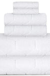 Spa Luxury 6 Piece Towel Set - White