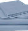 Pinzon 300 Thread Count Organic Cotton Bed Sheet Set - Twin, Flint Blue