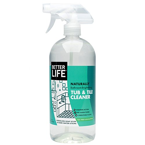 Better Life Natural Tub and Tile Cleaner, Tea Tree & Eucalyptus, 32 Fl Oz (Pack of 1), 24205