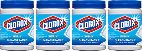 Clorox Zero Splash Bleach Packs, 4 Pack