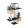 Cubist Multi Floating Built-in Succulent Planter Geometric Display Shelf