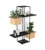 Cubist Multi Floating Built-in Succulent Planter Geometric Display Shelf