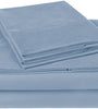 Pinzon 300 Thread Count Organic Cotton Bed Sheet Set - Queen, Flint Blue