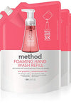 Method Foaming Hand Soap Refill, Pink Grapefruit, 28 Fl Oz, Pack of 6