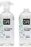 Better Life Natural All-Purpose Cleaner, Safe Around Kids & Pets, 32 Fl Oz (Pack of 2), 2409C