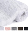 Plush Microfiber Rug Bath Mat - White