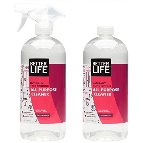 Better Life All-Purpose Cleaner, Pomegranate, 32 Fl Oz (Pack of 2)