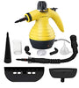 Comforday Multi-Purpose Handheld Pressurized Steam Cleaner with 9-Piece Accessories for Stain Removal, Carpets, Curtains, Car Seats, Kitchen Surface & Much More (Yellow)