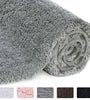 Plush Microfiber Rug Bath Mat - Grey