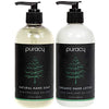 Puracy Hand Soap & Lotion Set, Balsam Fir, Natural & Organic Fraser Pine Aromas, 12-Ounce (2-Pack)