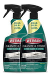 Weiman Disinfectant Granite Daily Clean & Shine - 24 Ounce (2 Pack) Safely Clean Disinfect and Shine Granite Marble Soapstone Quartz Quartzite Slate Limestone Corian Laminate Tile Countertop