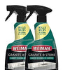 Weiman Disinfectant Granite Daily Clean & Shine - 24 Ounce (2 Pack) Safely Clean Disinfect and Shine Granite Marble Soapstone Quartz Quartzite Slate Limestone Corian Laminate Tile Countertop