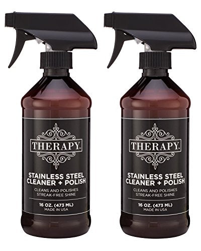 Therapy Premium Stainless Steel Cleaner & Polish 16 oz. (2 Pack)