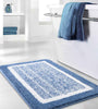 Bathroom Rug Mat, Blue Bath Rug Mat, Ultra Soft and Water Absorbent Bath Rug,Machine Wash/Dry