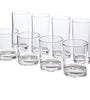 Classic 8-piece Premium Quality Plastic Tumblers 12-oz and 16-oz