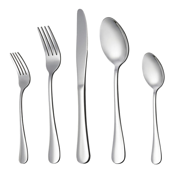 Silverware Flatware Cutlery Set, 20-Piece, Stainless Steel Utensils Service for 4